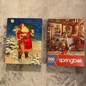 🧩 Set of 2 Springbok Christmas Puzzles
Father Christmas/Christmas Room